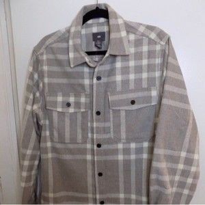 NEW H & M Men Flannel Shirt Winter Size Medium